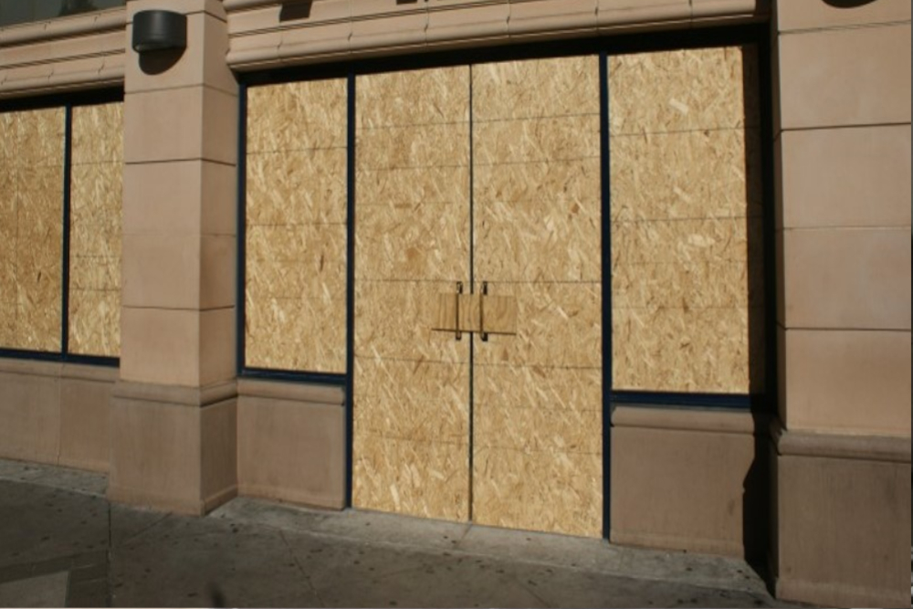 Boarding Up in Brent Cross, Hendon, NW4
